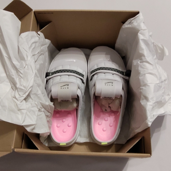 NIKE OFFLINE N.354 MEN’S SLIDE SHOES VAST GREY WHITE SIZE 13 NEW IN BOX - Picture 4 of 16